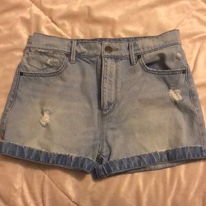 loft jean shorts